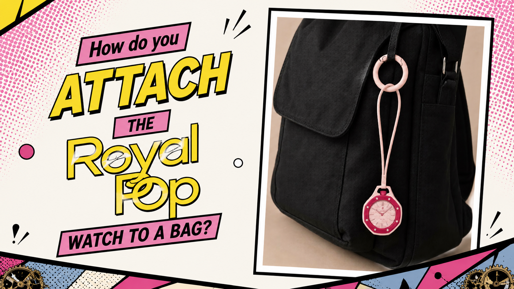 How to Attach the Royal Pop to a Bag