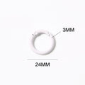 Royal Pop HUIT BLANC Bag Gate Ring