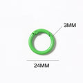Royal Pop GREEN EIGHT Bag Gate Ring