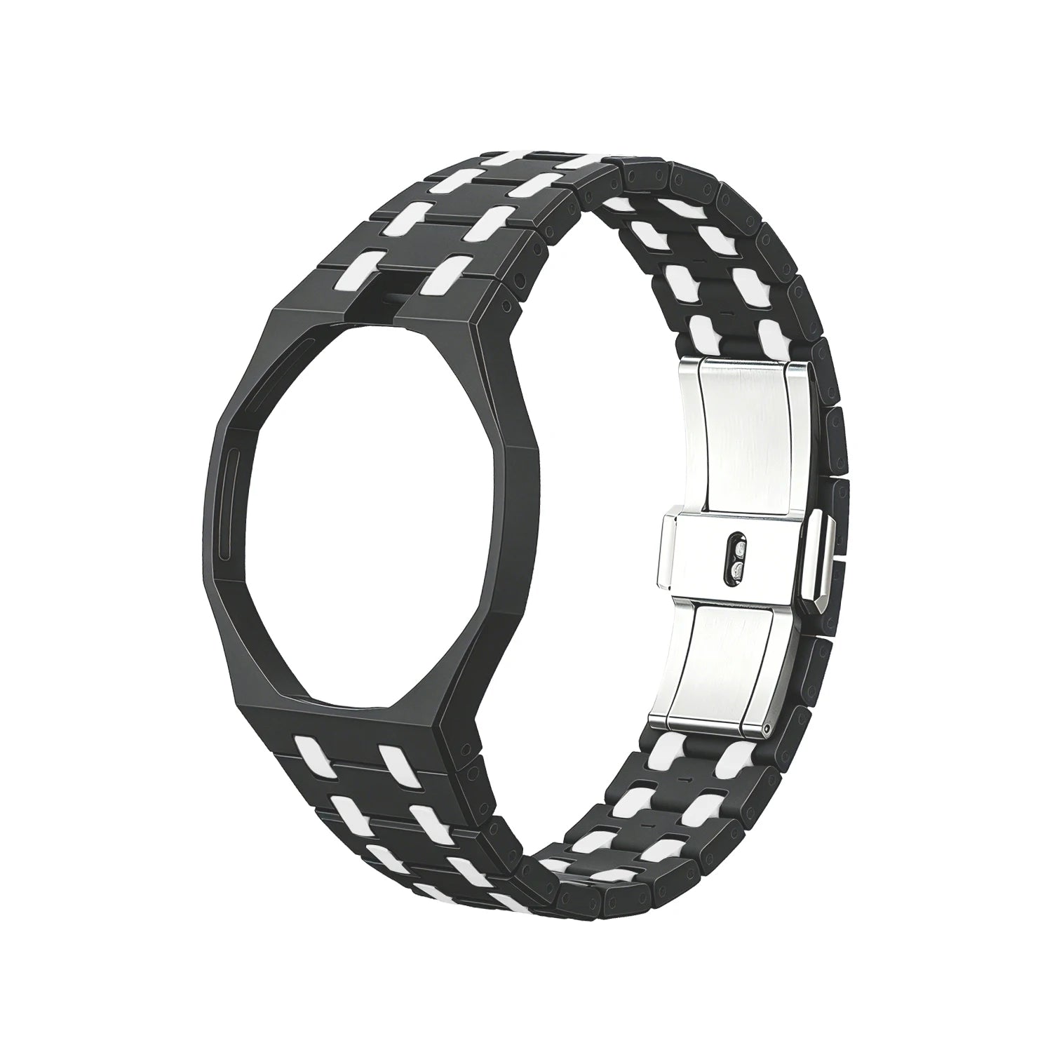 Royal Pop Black and White Ceramic Strap