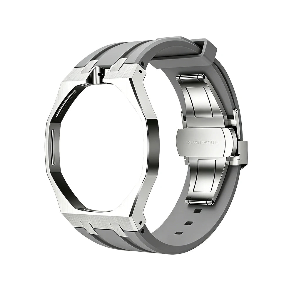 Royal Pop Metal and Silicone Grey Strap